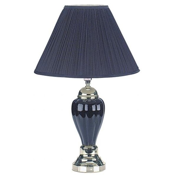 Cling 27   Ceramic Table Lamp - Black CL26778
